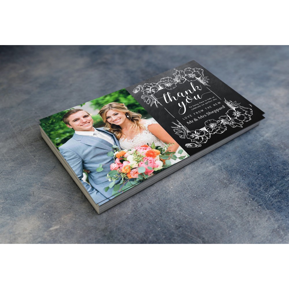 Wedding Thank You Cards & Envelopes - Design No 10