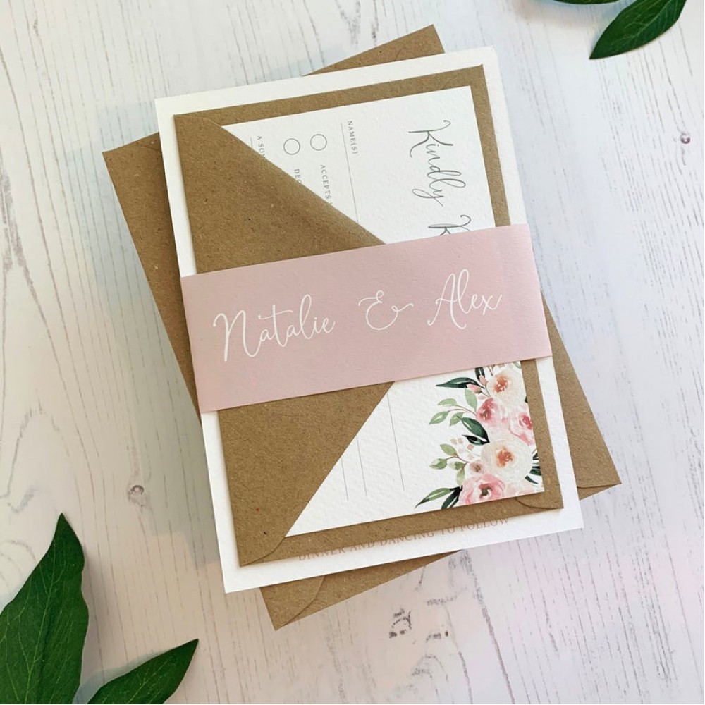 Rustic Wedding Invitation Set